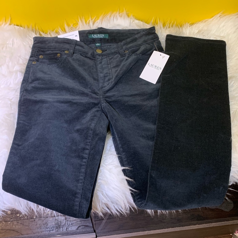 Lauren Ralph Lauren Straight Corduroy Pants